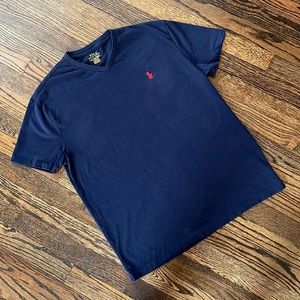 Men’s POLO Ralph Lauren V-neck Navy T-shirt size Small